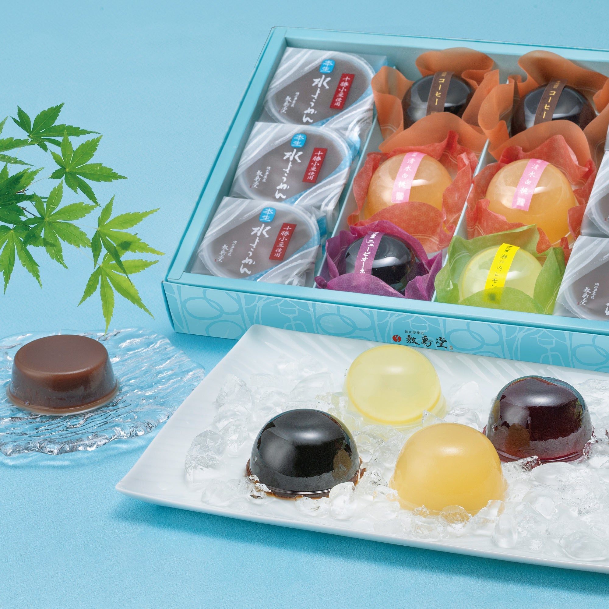【季節限定】<和風ゼリーと水ようかん詰合せ>夢二の夏 6個入