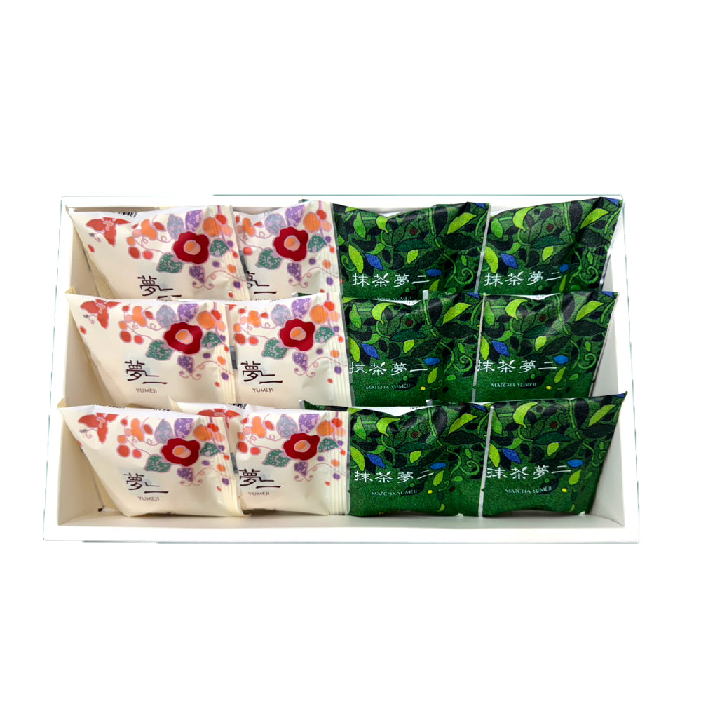 【新商品】夢二と抹茶夢二 12個入り
