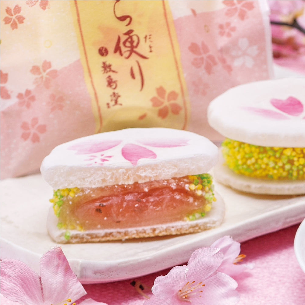 【期間限定】さくら便り 詰合せ10個入り 夢二の宵待草5個/さくら便り5個