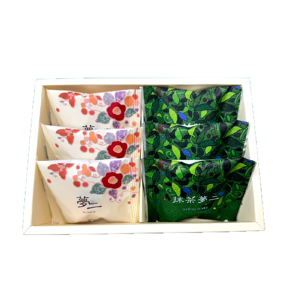 新商品】夢二と抹茶夢二 12個入り